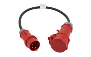 Starkstrom Adapter Kabel 16 auf 32 Amper