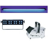 Ausrüstung für Schwarzlichtparty mieten leihen Frammersbach Lohr Aschaffenburg